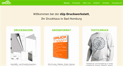 Desktop Screenshot of d2p.de