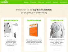 Tablet Screenshot of d2p.de